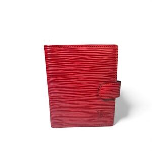 Louis Vuitton Red Epi Snap Card Holder